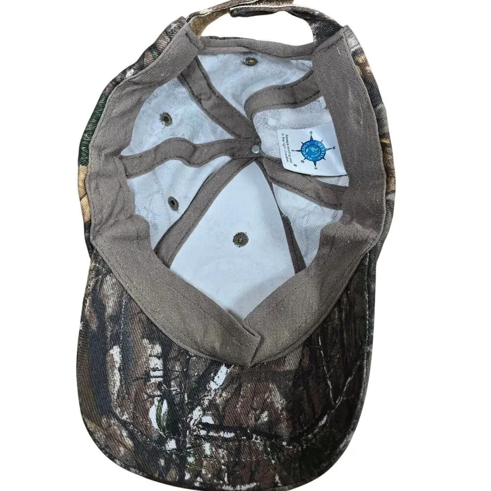 Buc-cees Beaver Youth Realtree Camo Adjustable Baseball Cap Hat Unisex Hook Loop
